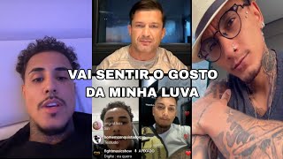 MC LIVINHO E DINHO ALVES TROCAM FARPAS EM LIVE