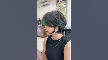 Gương mặt tròn cắt tóc ngắn BoB Layer, #haircut #danghieuhairstylist #bobhaircut