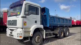 Degroote Trucks: MAN TGA 26.350 - 6x4 tipper truck for sale