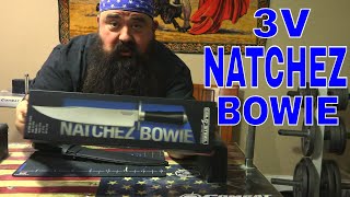 My Bowie Is Better Than Yours!!! Cold Steel 3V Natchez Bowie!