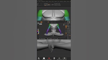 #Zbrush Anatomy Sculpting 1 #3d #3dsculpting #pubg #zbrushsculpting