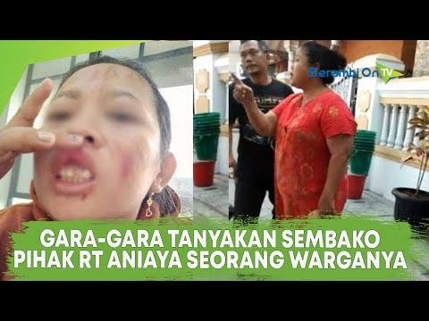 Gara-gara Menanyakan Bantuan Sembako, Pihak RT Aniaya Seorang Warganya