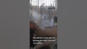 Joyor Scooter S series pre -installation motor video tutorial （电机安装讲解）