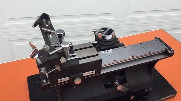 American Optical AO Spencer 860 Sliding Block Microtome With Knife Holder