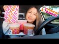 i tried dunkin' donuts for the first time... + your fav drinks!