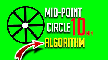 mid point algorithm computer graphics | {WITH SOLVED EXAMPLE} | midpoint circle algorithm |