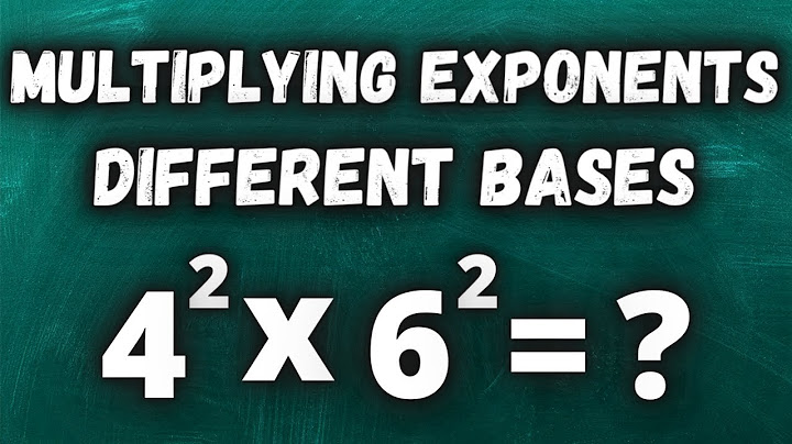 Multiplying exponents with different bases and different powers