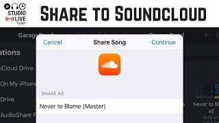 How to use Soundcloud to share your GarageBand songs (iPhone/iPad)