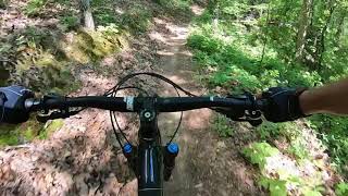 Deep Step Trail at FATS in SC, Still riding in my 50s