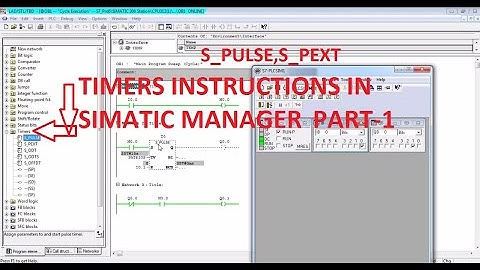 TIMER INSTRUCTIONS IN SIMATIC MANAGER 5.6 PART-1