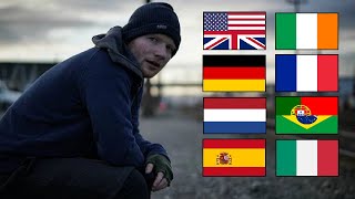 SHAPE OF YOU in 8 Western European Languages! (Ed Sheeran)