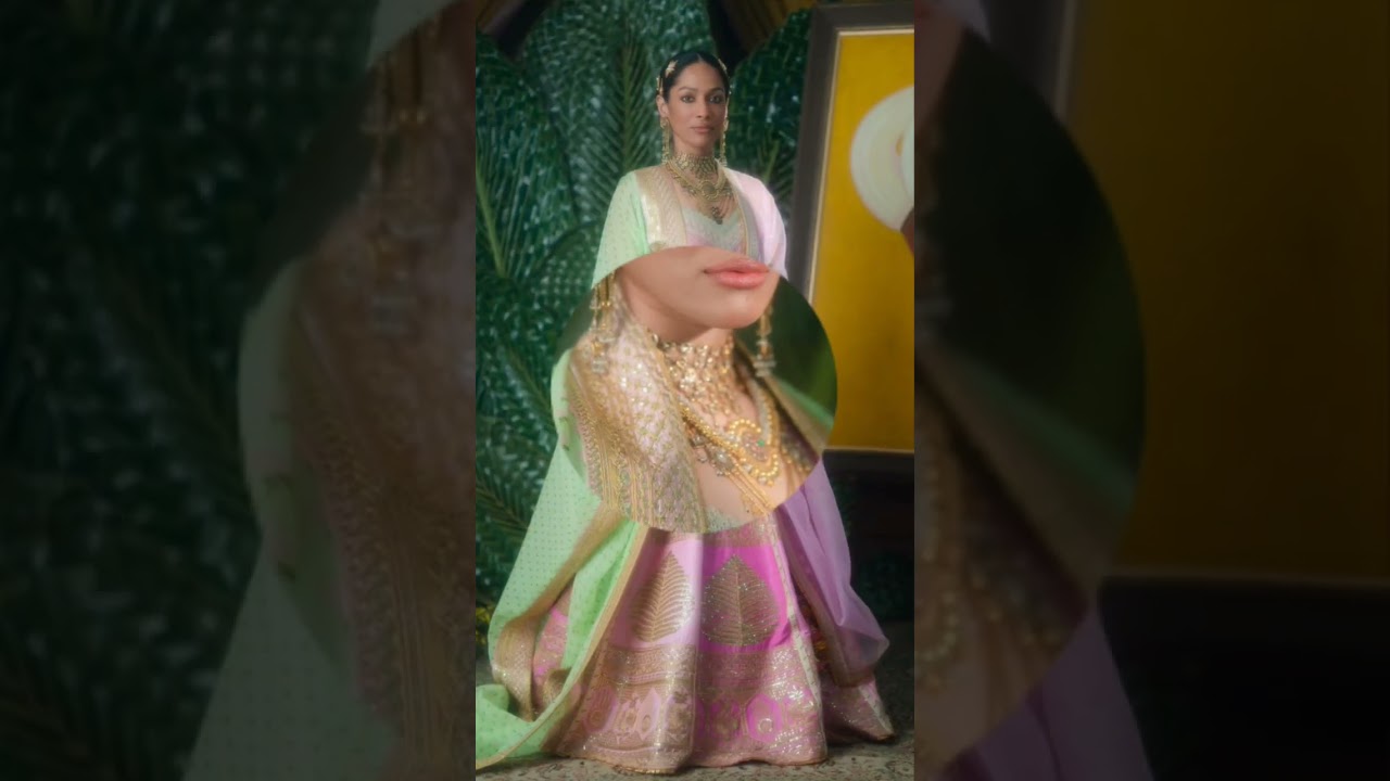 Designer Masaba Gupta wedding dress @HappinessLooksGourgeousOnYou-JeoStyleSe