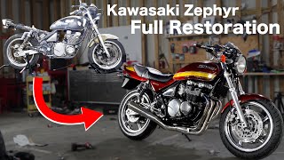 การฟื้นฟูรถจักรยานยนต์ Kawasaki Zephyr เต็มรูปแบบ