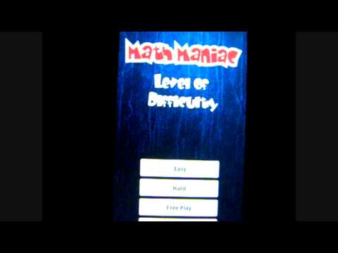 Android User: Math Maniac (FIZZLE YOUR BRAIN)