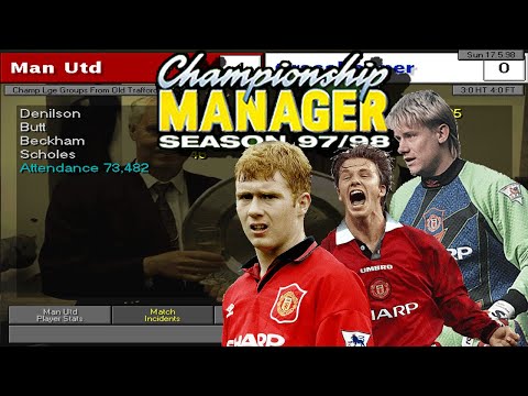 Championship Manager 97|98 | Manchester United Season Long Gameplay