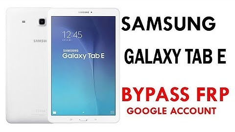 Samsung Tab E (Android 6.0.1) FRP Lock Bypass Easy Steps & Quick Method 100% Work