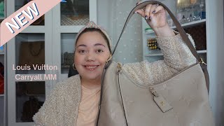 New Louis Vuitton CarryAll MM Empreinte Leather Unboxing and comparison to Neverfull  GM 