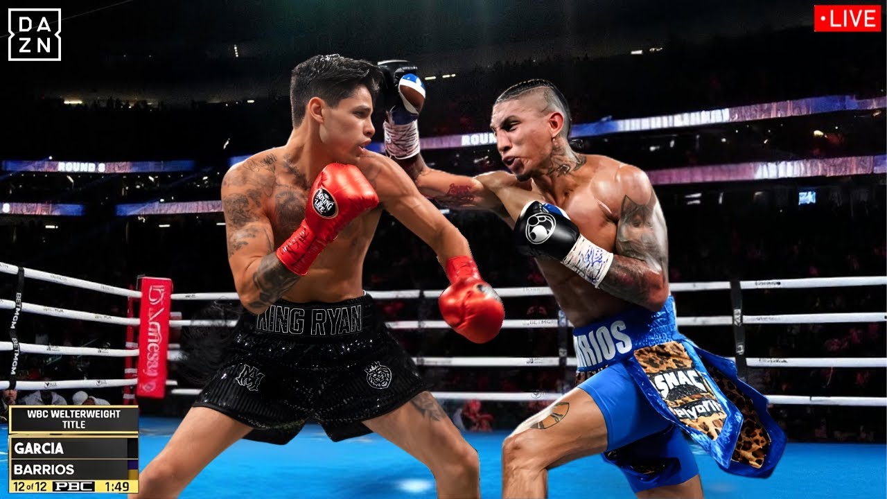 Полный бой: Райан Гарсия против Марио Барриоса | Взрывной нокаут | Моделирование боя 2026 года!