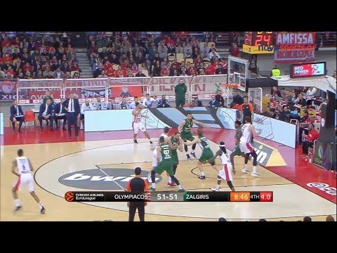 Ολυμπιακός - Ζάλγκιρις Κάουνας 68-72 Highlights Euroleague 29η αγ. {29.3.2019}