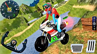 불가능한 바이크 스턴트 - 오르막 오프로드 오토바이 라이더 - 안드로이드 게임플레이 screenshot 5