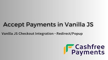 Vanilla JS Checkout Integration - Redirect/Popup