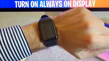 Xiaomi Smart Band 9 Pro How to Turn On Always On Display