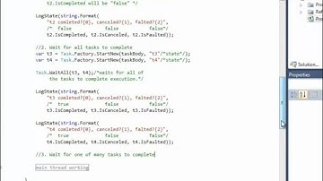 06/55 Parallel Programming with Microsoft©.NET4 : 106. Waiting for tasks