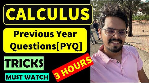 Marathon on CALCULUS GATE PYQs with TRICKS| Engineering Mathematics| Shrenik Jain