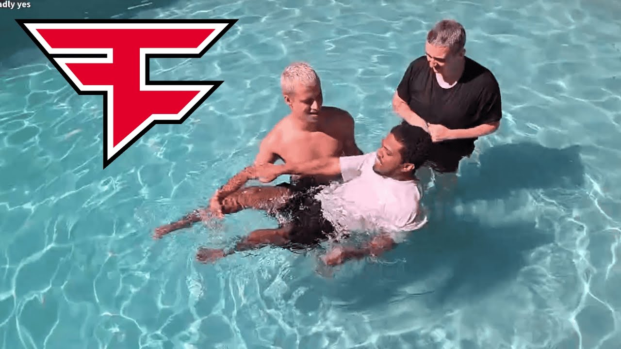 FAZE Members Teach SAID How to Swim
