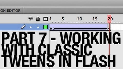 Working with Classic Tweens in Flash - Part 7 - Creating a Scaling Animation