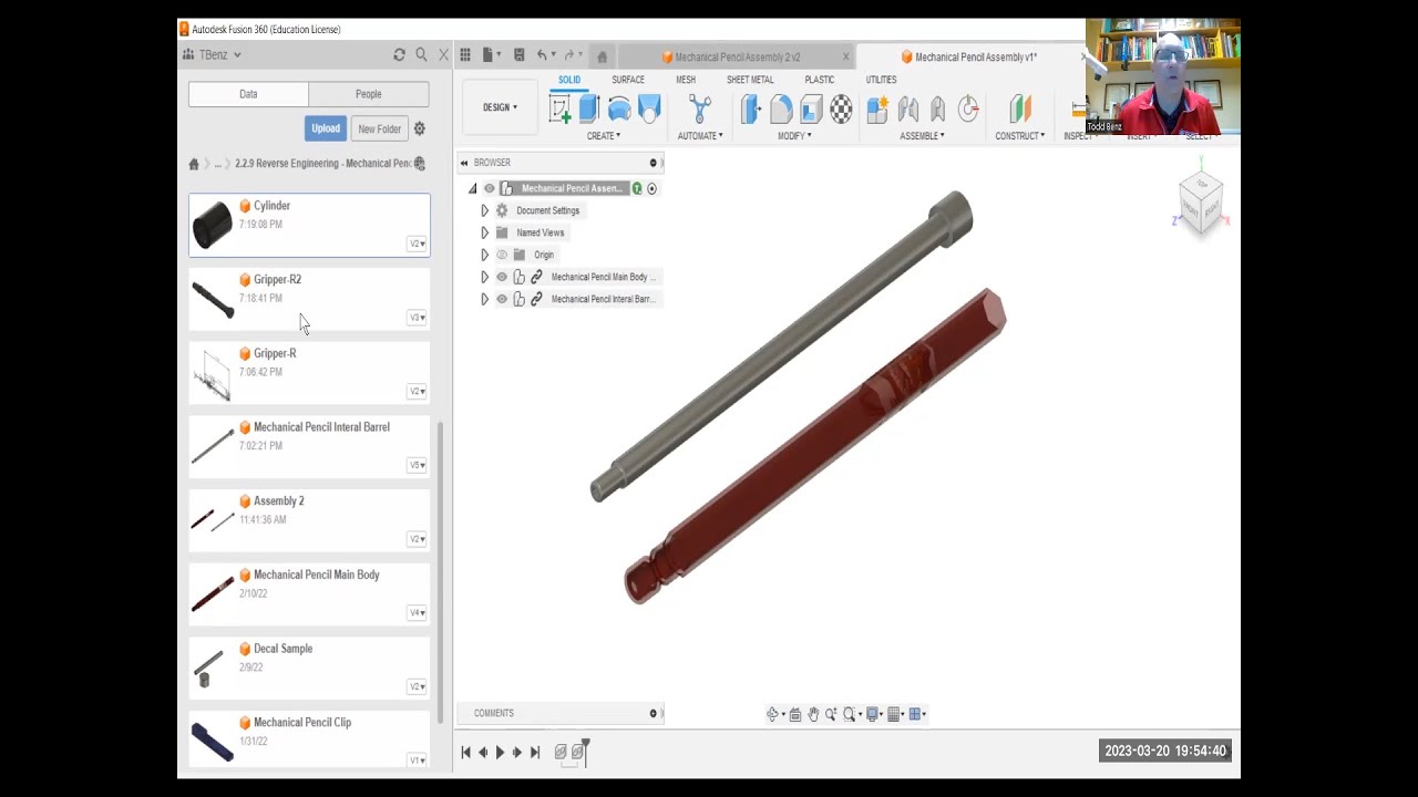 2 2 9 Mechanical Pencil Assembly 22 23 YouTube