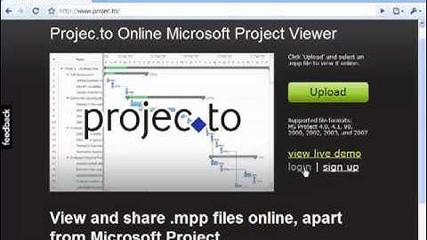 How to view mpp file without MS Project: online Microsoft Project viewer