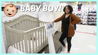 SHOPPING FOR BABY BOY'S CRIB AT TARGET!