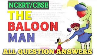 The Balloon Man Class 3 Question Answers | The Balloon Man | NCERT