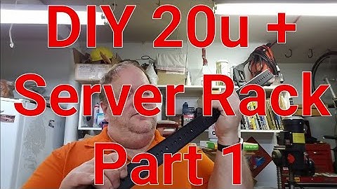 DIY 20 u + server rack. Part 1.
