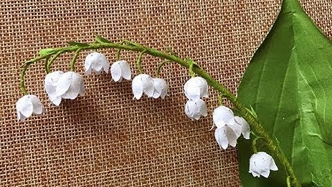 ABC TV | How To Make Lily Of The Valley Flower With Shape Punch - Craft Tutorial