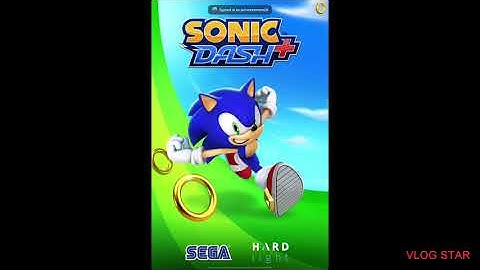 Playing sonic dash +on Apple Arcade