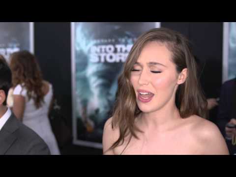 Into the Storm: Alycia Debnam Carey Exclusive Premiere Interview ...