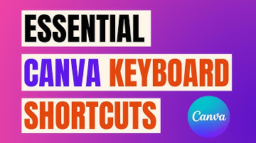 Essential Canva Keyboard Shortcuts | Canva Beginners Tutorial