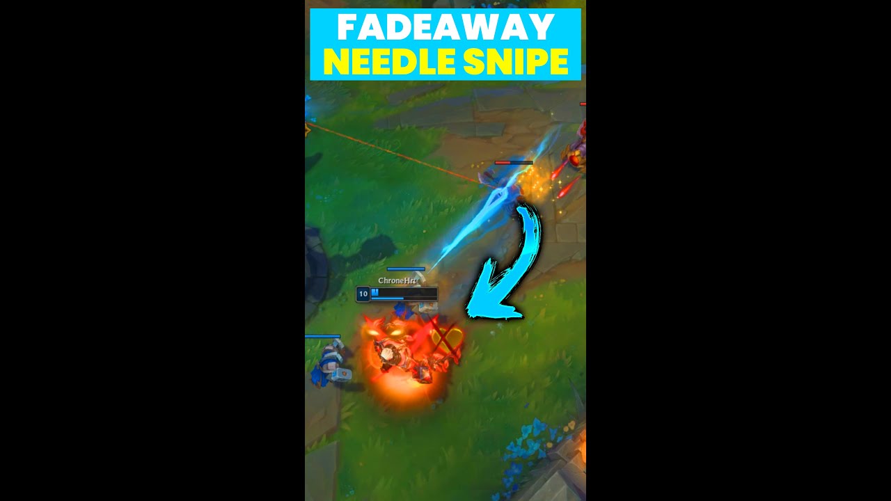 Max Range FADEAWAY Gwen Needle! #shorts #leagueoflegends #driftking #gwen #lol