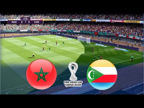 MOROCCO Vs COMOROS FIFA ARAB CUP QATAR 2025