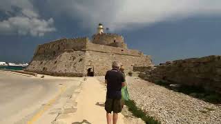 Rhodes Greece A Walk Around The Port #blackpoolpaparazzi #rhodesgreece