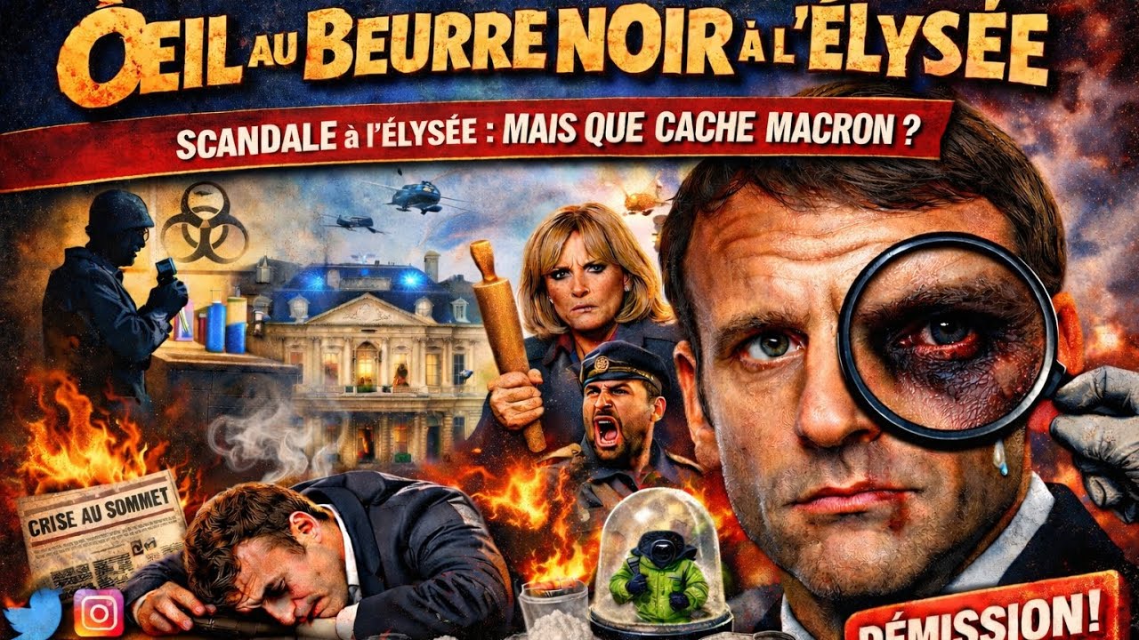 Macron Oeil Au Beur Noirnull