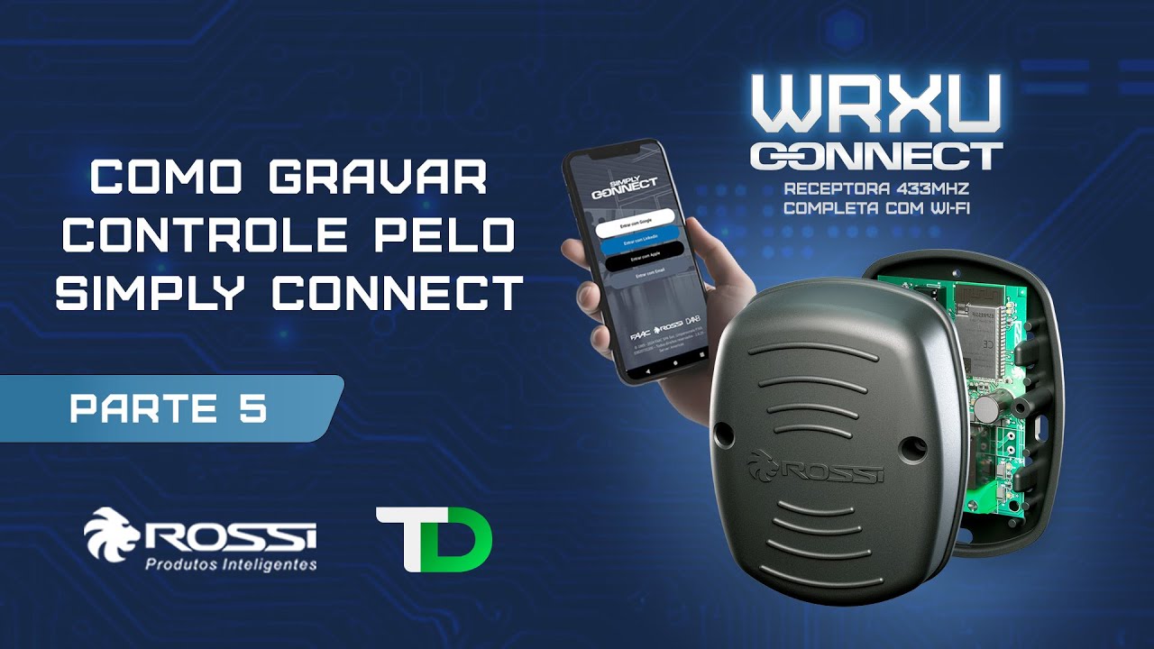 Como gravar controle pelo aplicativo Simply Connect | Tutorial WRXU ...