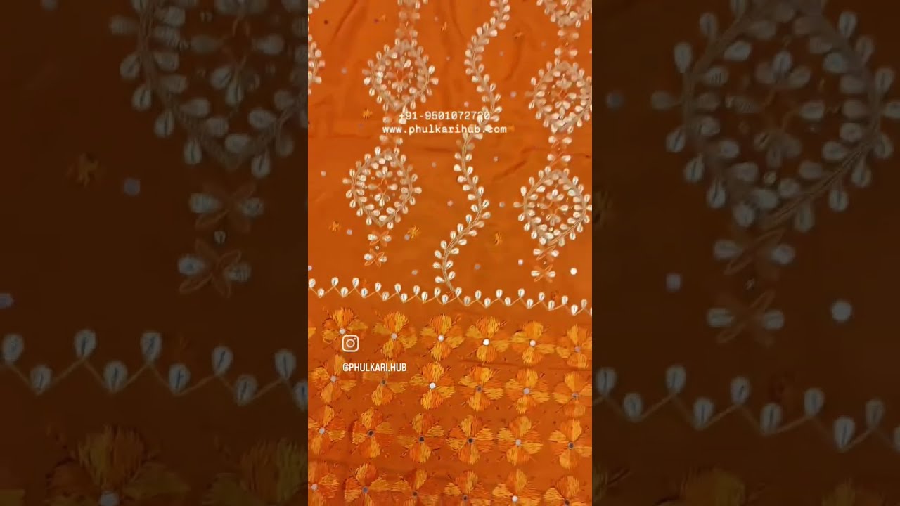 Phulkari Dupatta 9501072720 Phulkarihub Fulkari Lovkushemporium Patialaphulkari