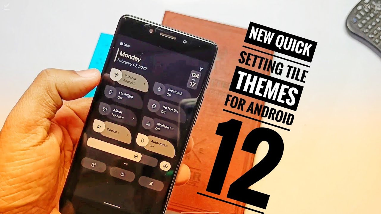Android 12 New Quick Settings Tile Themes for all phones | Forget old Bulky Tiles