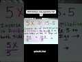 2025 Solving 1-step equations Part 3