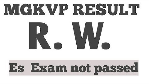 Rw es exam not passed || Rw problem solved|| rw means|| es means|| #samraateducationhub
