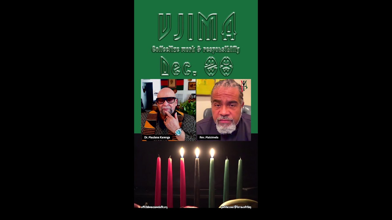 Happy Kwanzaa! | Habari Gani?!?! Ujima L I V E with Dr. Maulana Karenga, creator of Kwanzaa