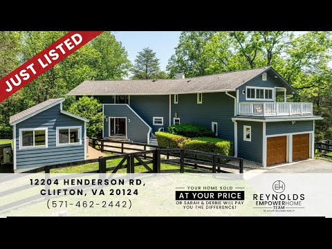 12204 Henderson Road, Clifton, VA home video tour